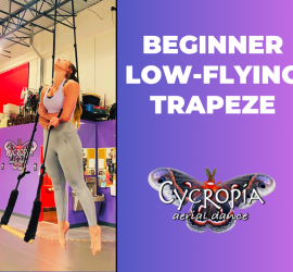 Cycropia Aerial Dance Beginner Trapeze Class
